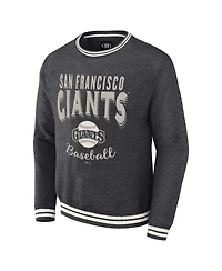Darius Rucker Collection by Fanatics Men's Heather Charcoal San Francisco Giants Vintage-like Pullover Sweatshirt