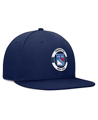 Fanatics Men's Navy New York Rangers Authentic Pro Training Camp Snapback Hat