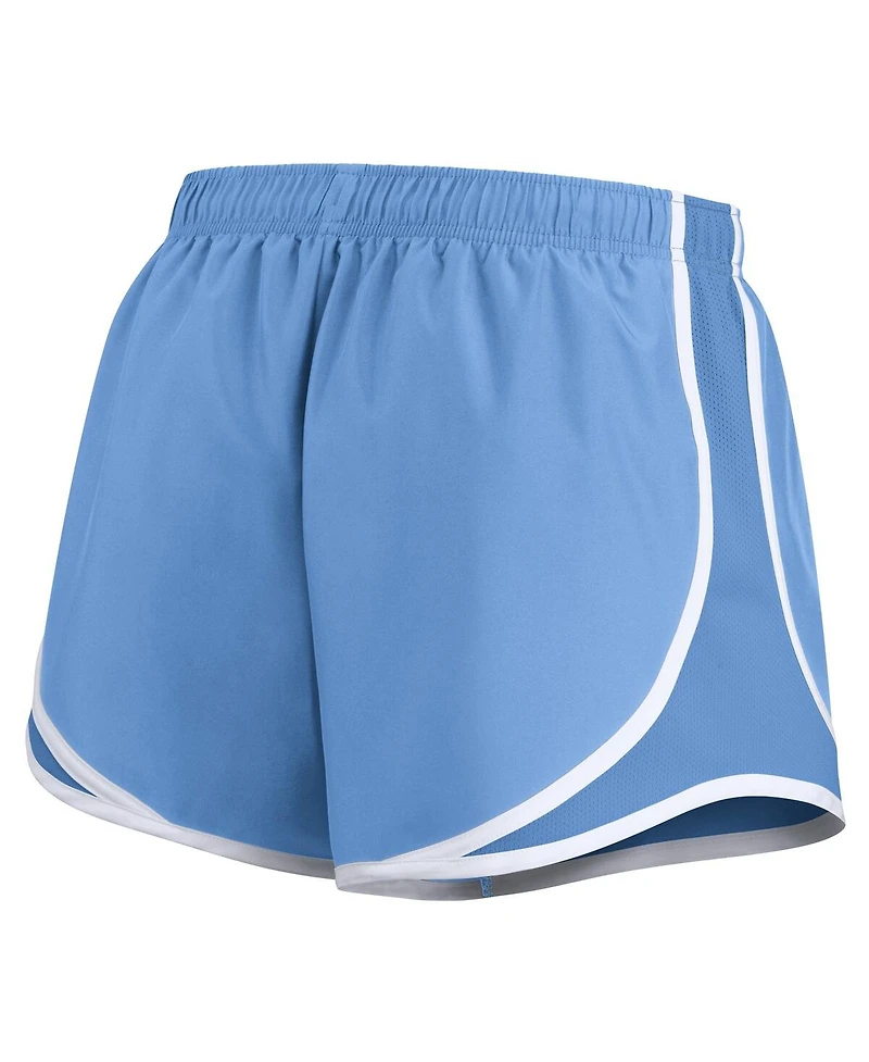Nike Women's Carolina Blue North Tar Heels Primetime Tempo Performance Shorts