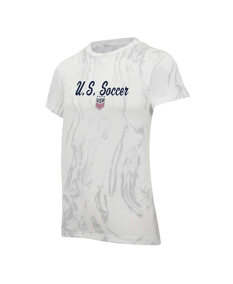 Concepts Sport Women's Cream Uswnt Quartz T-Shirt