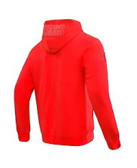 Pro Standard Men's Scarlet San Francisco 49ers Triple Tonal Full-Zip Hoodie