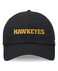 Nike Men's Black Iowa Hawkeyes 2024 On-Field Club Adjustable Hat