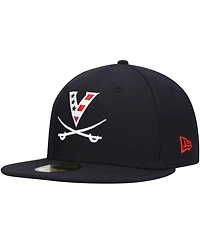 New Era Men's Navy Virginia Cavaliers Red, White Hoo 59FIFTY Fitted Hat
