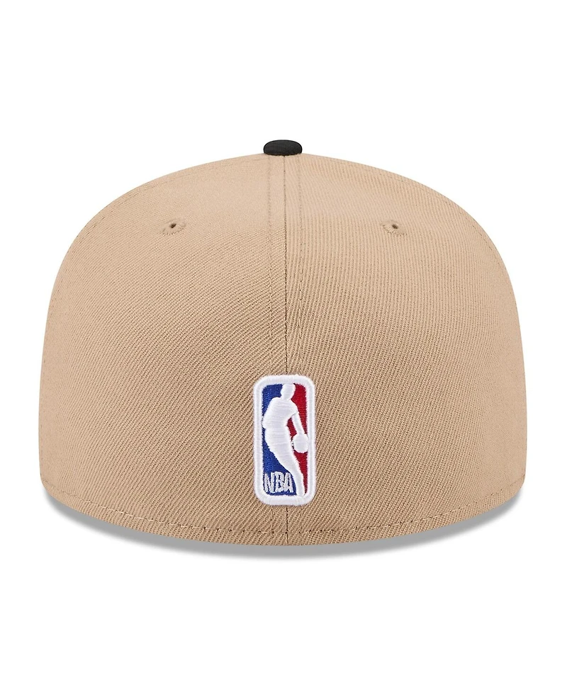 New Era Men's Tan/Black Orlando Magic 2024 Nba Draft 59FIFTY Hat
