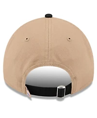 New Era Men's Tan/Black Miami Heat 2024 Nba Draft 9TWENTY Adjustable Hat