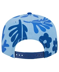 New Era Men's Light Blue New York Giants Leafy 9FIFTY Snapback Hat