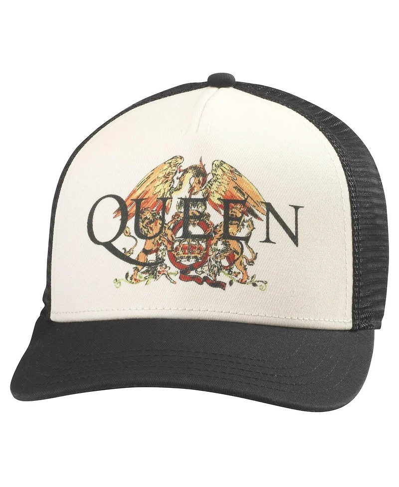 American Needle Men's Cream/Black Queen Sinclair Adjustable Hat