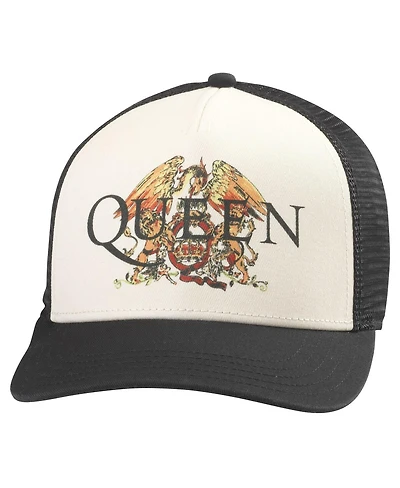 American Needle Men's Cream/Black Queen Sinclair Adjustable Hat