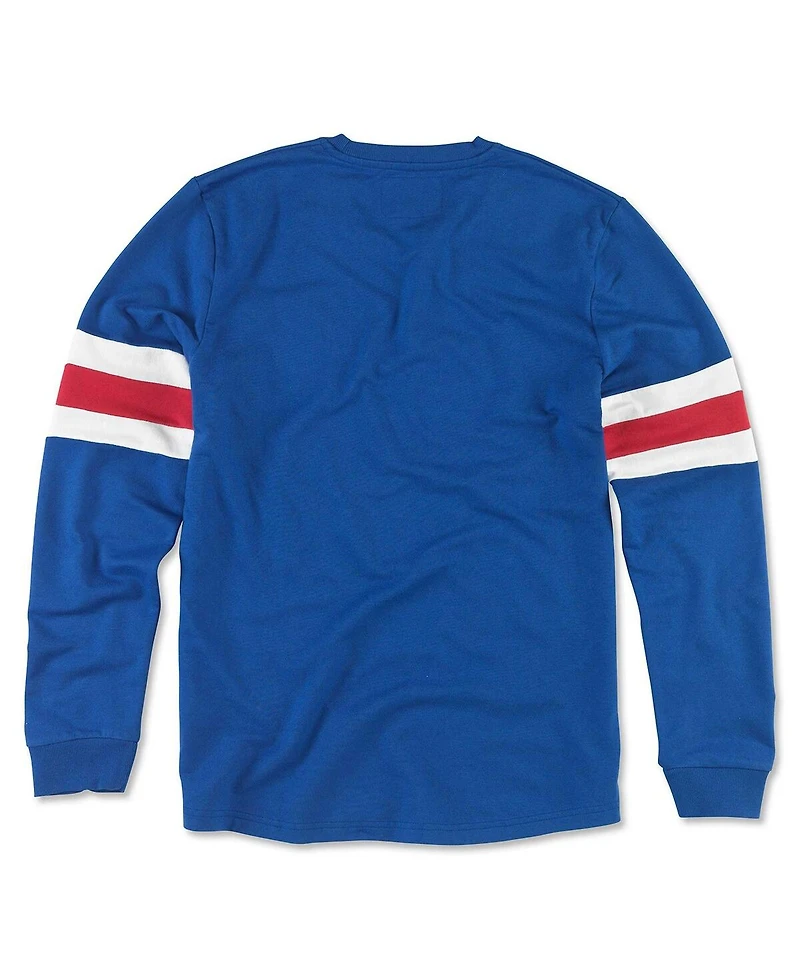 American Needle Men's Blue New York Rangers Sudbury Long Sleeve T-Shirt
