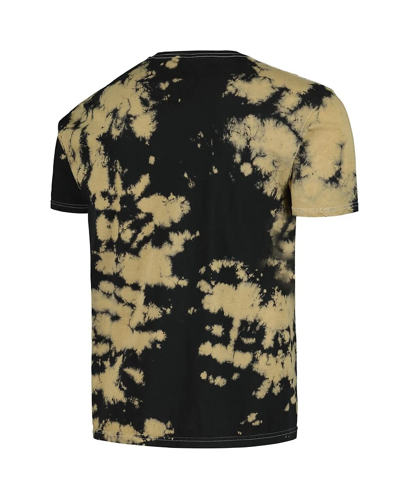 Philcos Men's Black Whitney Houston Collage Washed Graphic T-Shirt