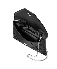 Nina Crystal Encrusted Square Envelope Clutch