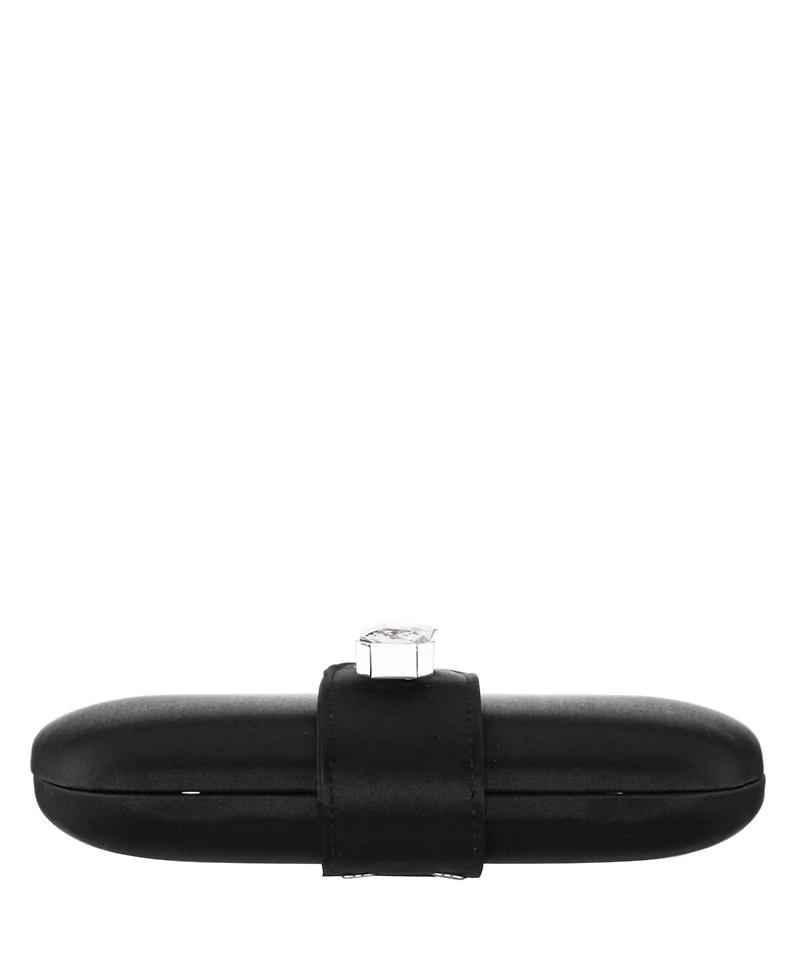 Nina Crystal Embellished Tab Minaudiere Clutch