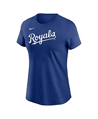 Nike Women's Royal Kansas City Royals Wordmark T-Shirt