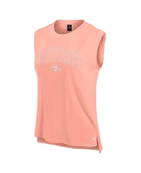 Fanatics Women's Coral San Francisco 49ers Studio Gym Tank Top