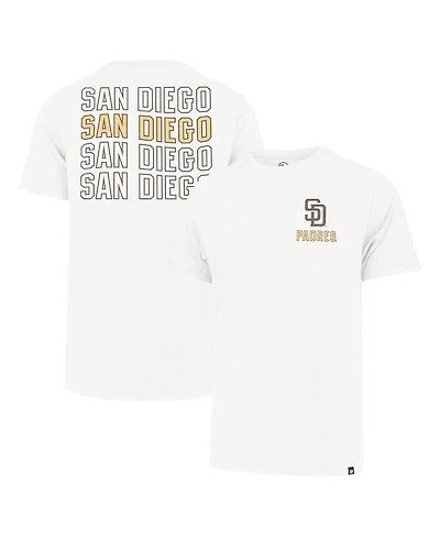 '47 Brand Men's Cream San Diego Padres Hang Back Franklin T-Shirt