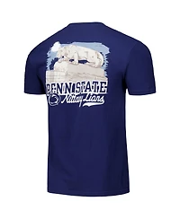 Image One Men's and Women's Navy Penn State Nittany Lions Hyper Local Lion Shrine Sketch T-Shirt