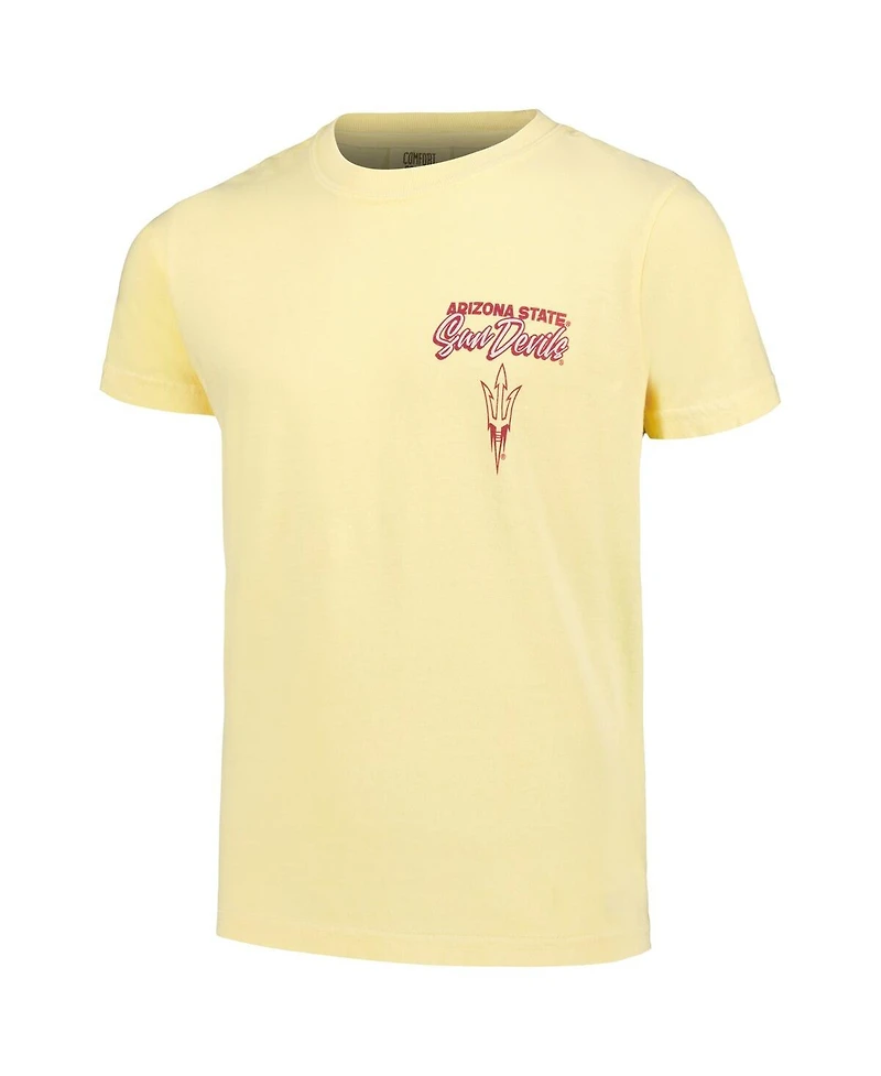 Image One Big Boys and Girls Gold Arizona State Sun Devils Hyperlocal Comfort Colors T-Shirt