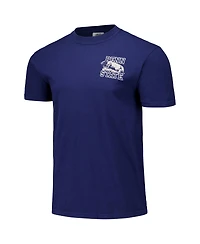 Image One Men's and Women's Navy Penn State Nittany Lions Hyper Local Lion Shrine Sketch T-Shirt