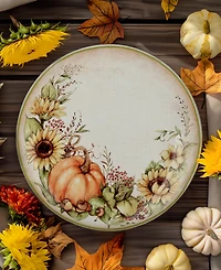 Certified International Autumn Breeze Dinner Plates, Set of 4