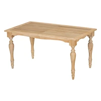 Streamdale Vintage Extendable Dining Table with Removable Leaf