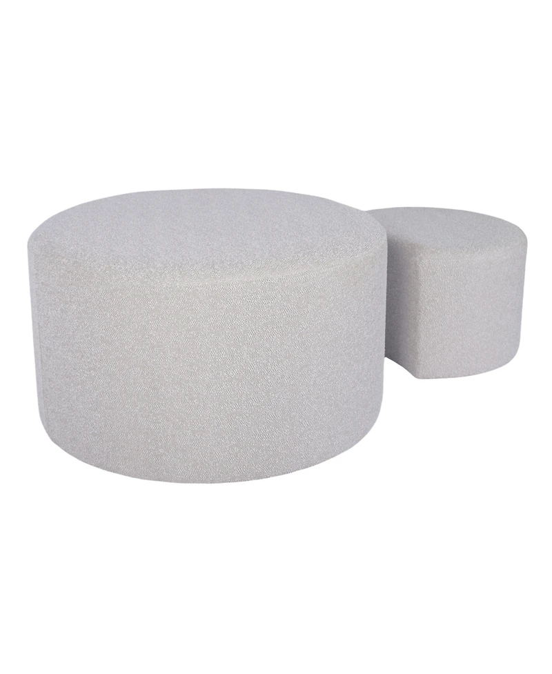 Streamdale Furniture Nesting Ottoman Coffee Tables: Cozy & Versatile