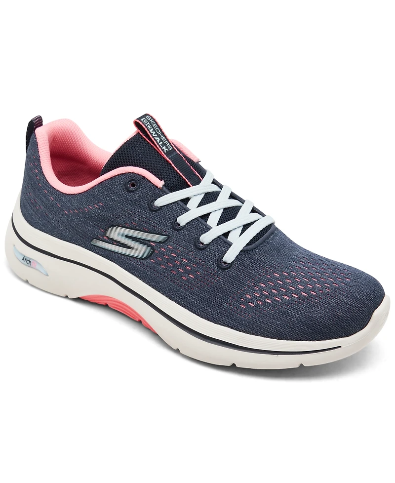 Skechers Women's Go Walk Arch Fit 2.0 - Vivid Sunset Walking Sneakers from Finish Line
