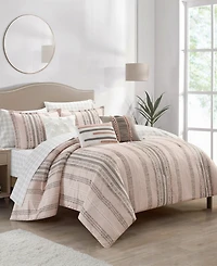 Stratford Park Ayla Striped 10-Pc. Comforter Set, King