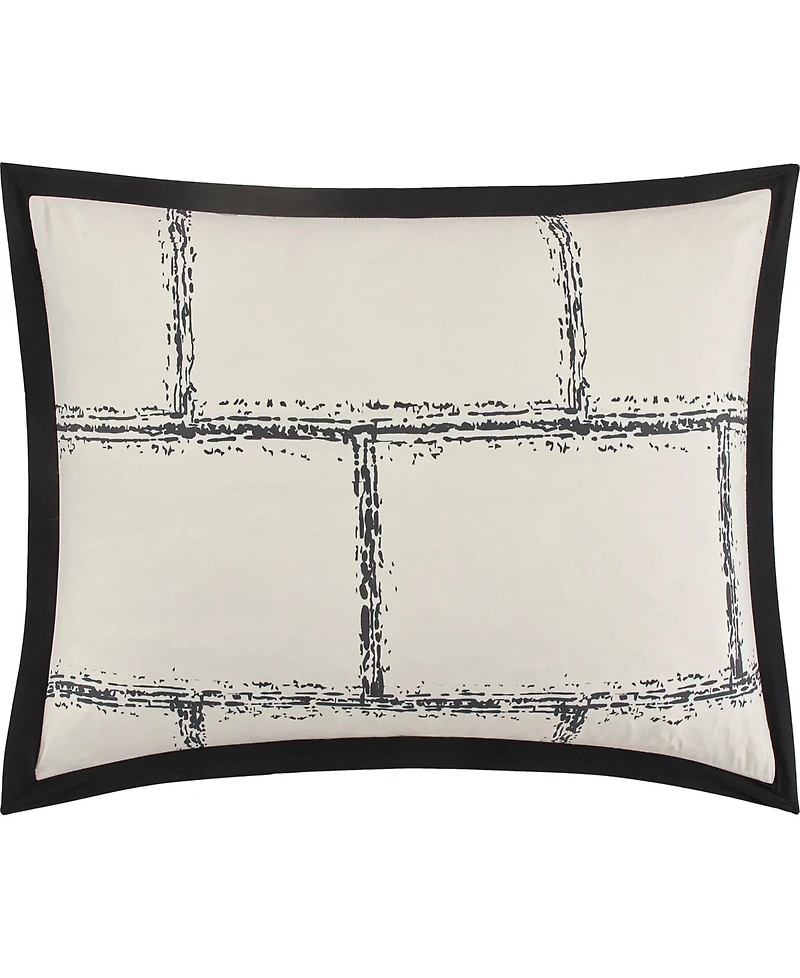 Closeout! Stratford Park Brickridge Reversible 6-Pc. Comforter Set