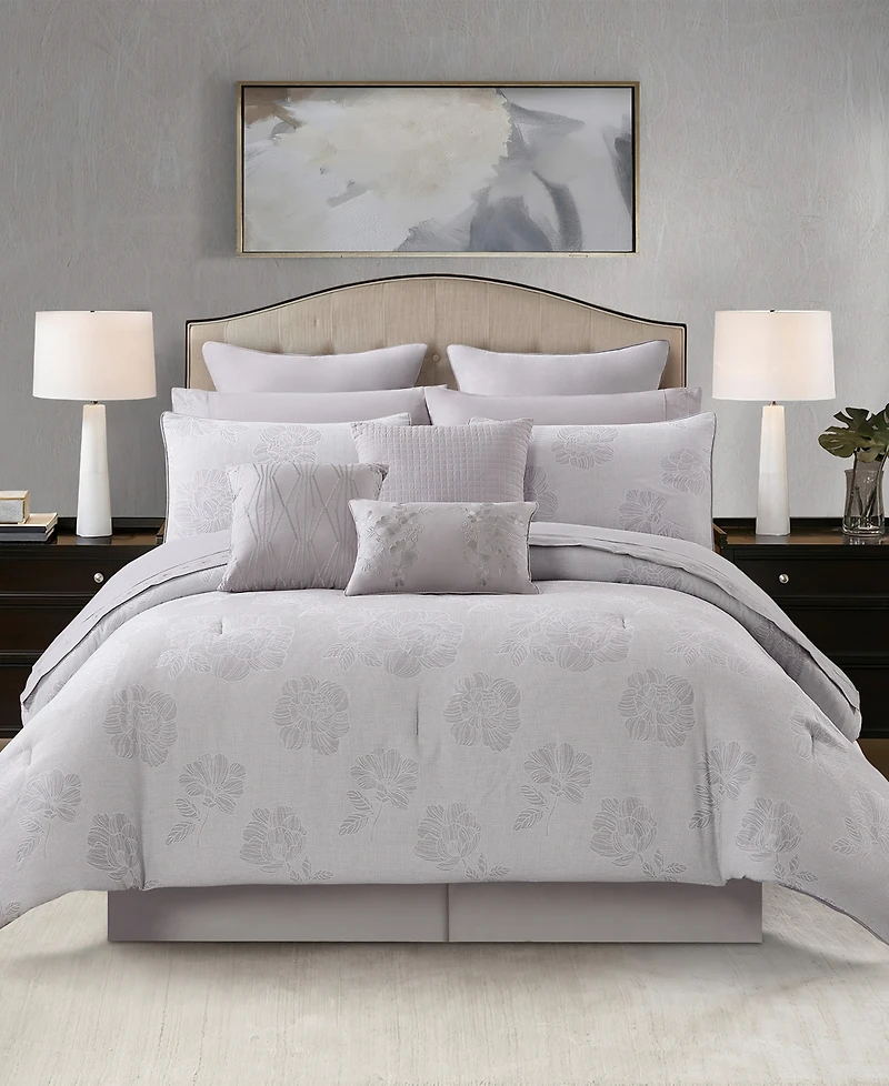 Stratford Park Feruza Floral 13-Pc. Comforter Set