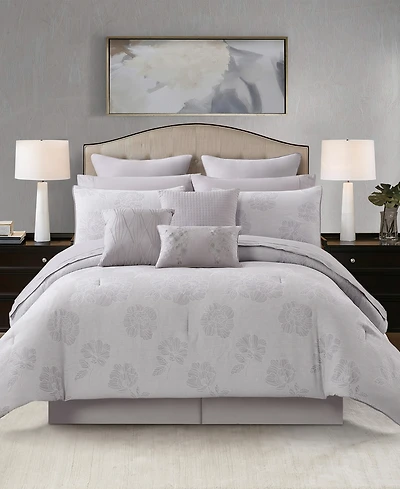 Stratford Park Feruza Floral 13-Pc. Comforter Set, Queen