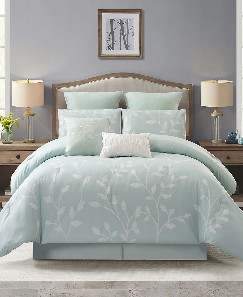 Stratford Park Siona Floral 8-Pc. Comforter Set, California King