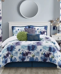 Stratford Park Eyla Floral 9-Pc. Comforter Set, California King