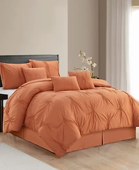Stratford Park Nargiz Pintuck 7-Pc. Comforter Set