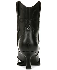 Circus Ny by Sam Edelman Women's Yolanda Metal-Studded Kitten-Heel Western Booties