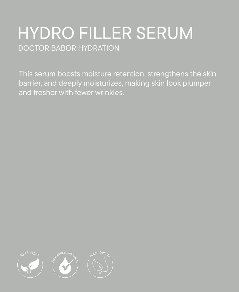 Babor Hydro Filler Serum, 1 oz.