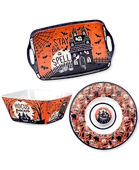 Certified International Hocus Pocus Melamine 3 Pc. Serving Set