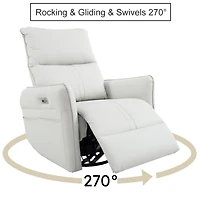 Streamdale 270 Power Swivel Glider Recliner with Usb Ports