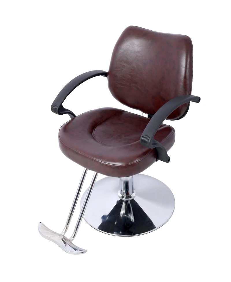 Simplie Fun Heavy-Duty Salon Chair with Hydraulic Pump and Barber Cape