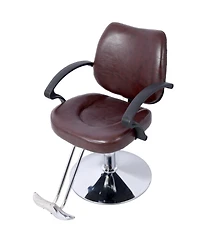 Simplie Fun Heavy-Duty Salon Chair with Hydraulic Pump and Barber Cape
