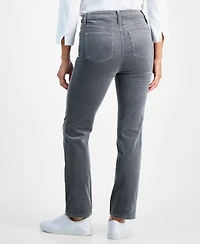 Style & Co Petite Straight-Leg Corduroy Jeans, Created for Macy's