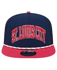New Era Men's Navy St. Louis City Sc Throwback Golfer Snapback Hat