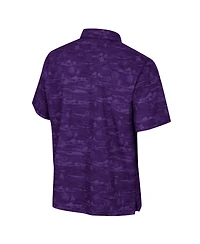 Colosseum Men's Purple Tcu Horned Frogs Ozark Button-Up Shirt