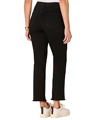 Democracy Petite Absolution Raw-Hem Slim-Straight Jeans