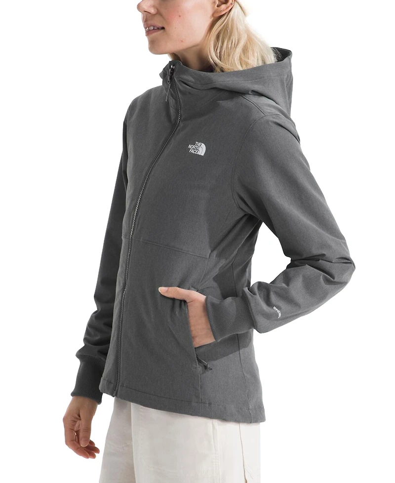 The North Face Women's Shelbe Raschel Zip-Front Fleece-Lined Hoodie Jacket