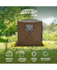 Clam Quick-Set Screen Hub Tent Wind & Sun Panels, Accessory Only, Brown (3 Pack)