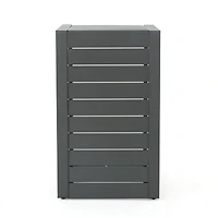 Streamdale Modern C-Shaped Patio Table Grey