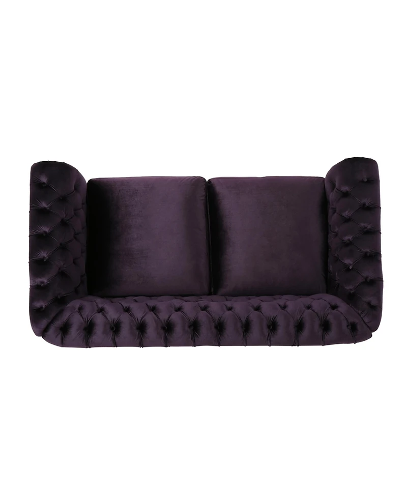 Streamdale Furniture Chesterfield Loveseat: Timeless Charm, Plush Comfort