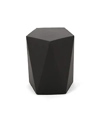 Streamdale Apollo Geometric Gem-Cut Side Table