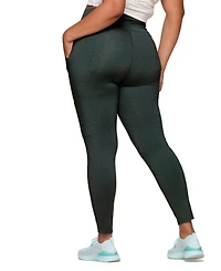 Walkpop Plus Size Haley Compression Active Legging With Multi Pocket Detail