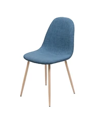 Streamdale Muted Blue Fabric Dining Chairs (Set Of 2)
